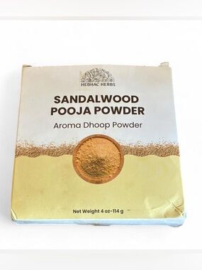 Hebhac Herbs Sandalwood Aroma Dhoop Powder – Natural Beige